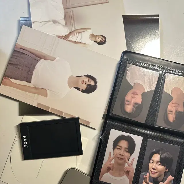 지민 FACE 위버스 특전 지민 포카 일괄 풀셋