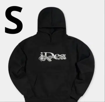 IDEASWAM 블랙 후드티 S