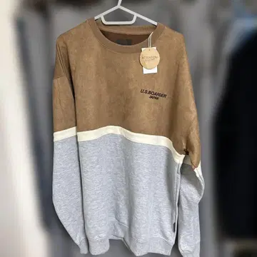 U.S.BOARDER 트레이닝복 브라운 그레이