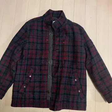 레나운 심플 라이프 자켓 코트 점퍼 울 혼방