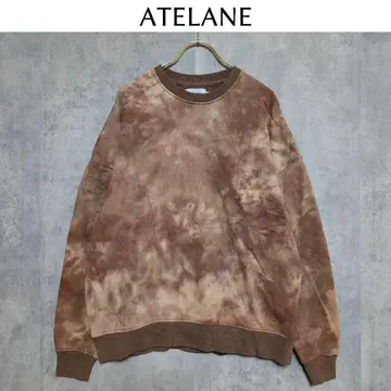 ATELANE 아테레인 [ M ] 타이 다이 쭈리 크루넥 맨투맨