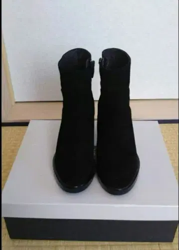 VIA BUS 구매 ZINDA 스웨이드 숏부츠 36 블랙