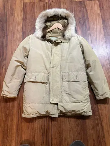 히노데 택 에디바우어 베이지 다운 자켓 M 사이즈