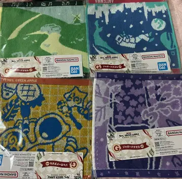 미세스 제일복권 G상 자카드 타월 4장 세트