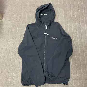 Marmot 블랙 나일론 자켓 풀 집업