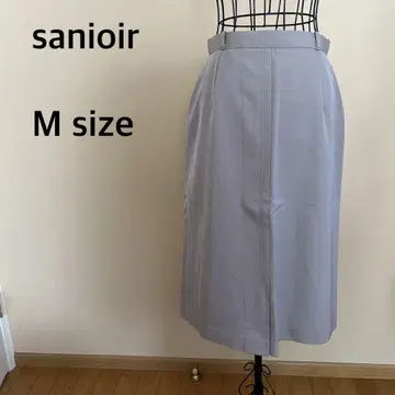 [ sanioir ] 종아리 기장 스커트 / 그레이지 / 심플 / 무지