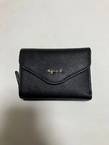 새상품급 agnesb 에네스베 여성용 삼단 접이식 지갑 컴팩트 지갑