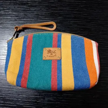 IL BISONTE 스트라이프 파우치 일비종떼