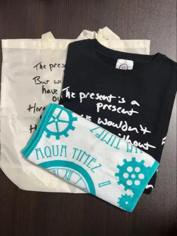 Aqua Timez PRESENT IS A PRESENT tour 굿즈