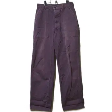 분위기 발군 젬블 베이커 팬츠 버튼 플라이 오니 페이드 퍼플 XL