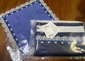 [ 기내 한정 컬러 ] 긴자와 레이스 ANA 콜라보 손수건과 파우치 세트