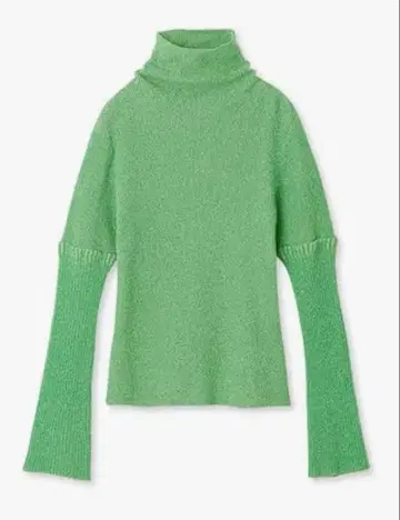 미사용 새상품 FRAY I.D 암워머풍 도킹 니트 풀오버