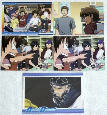 다이아몬드 A 엽서 미유키 카즈야 브로마이드 특전 5종 세트