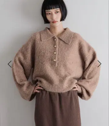 lowrysfarm 폴로 니트 풀오버 LS