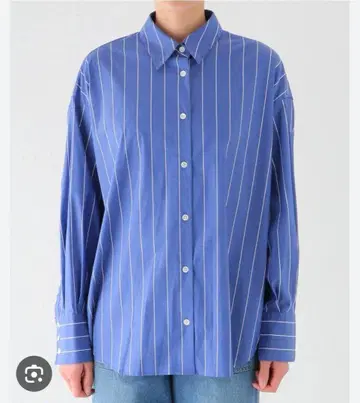 새상품급 JOURNAL STANDARD 스트라이프 빅 셔츠