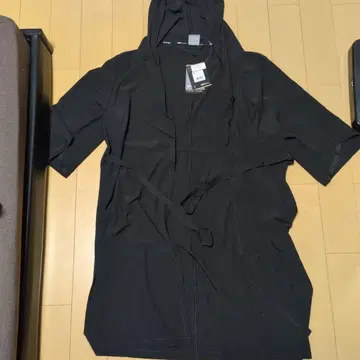 PUMA STUDIO 후드 부착 가디건 블랙