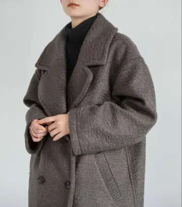 select MOCA 부클레 롱 체스터 코트 아우터