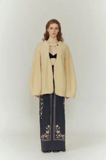 EAPHI COCOON SHAGGY JACKET