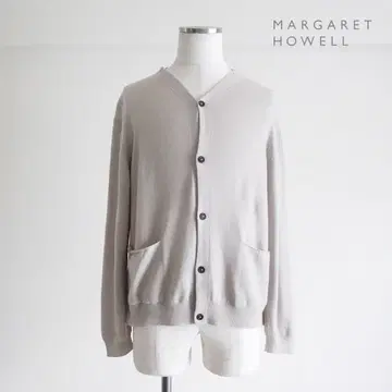 Margaret Howell 울 가디건 그레이지 L