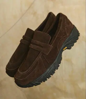 26.5cm VIBRAM x OPENING ACT 로퍼 스니커즈 브라운