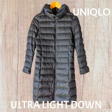 UNIQLO 울트라 라이트 다운 네이비 탈부착 가능 후드 부착