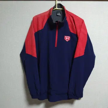 언더아머 나일론 자켓 L 네이비/레드