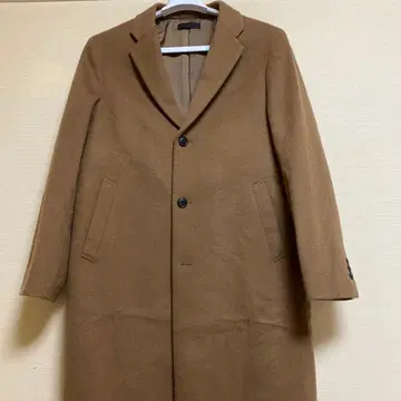 유니클로 카멜 체스터 코트 사이즈 M