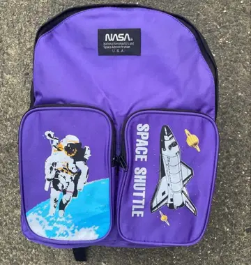90s NASA 우주 패턴 백팩 dead stock
