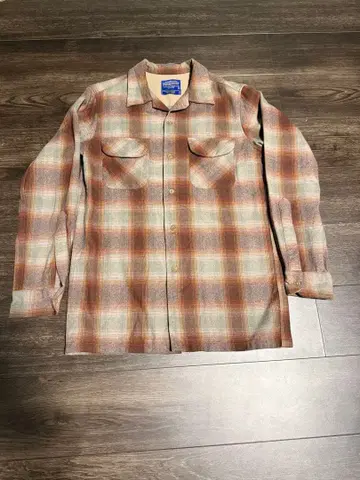 PENDLETON 옴브레 보드 셔츠 체크 셔츠