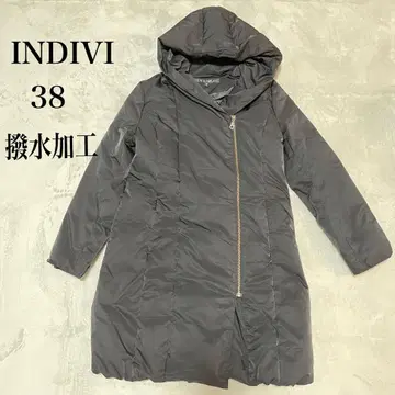 INDIVI 블랙 다운 자켓 38