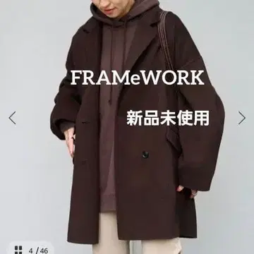 미사용 새상품 프레임워크 해밀턴 리버 테일러드 코트