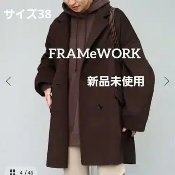 미사용 새상품 프레임워크 해밀턴 리버 테일러드 코트