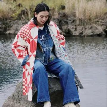 프리다 퀼트 코트