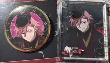 토겐안키 애니메이트 카페 캔뱃지 트레이딩 2점 오이란자카 쿄야