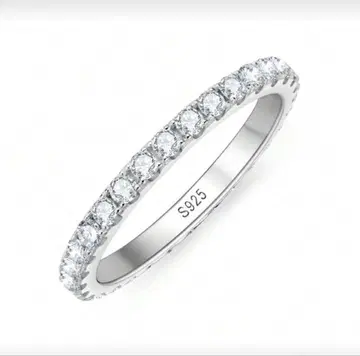 모이사나이트 이터니티 반지 S925 이터니티 반지