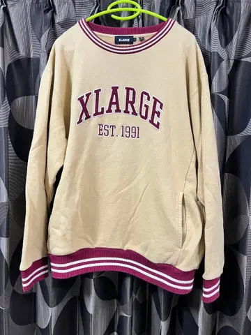 XLARGE 트레이닝복 베이지 L 사용감 있음