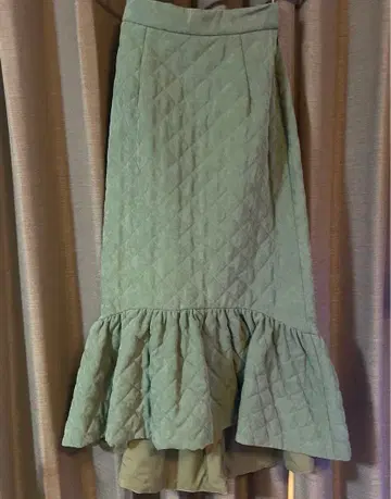퀼팅 머메이드 스커트
