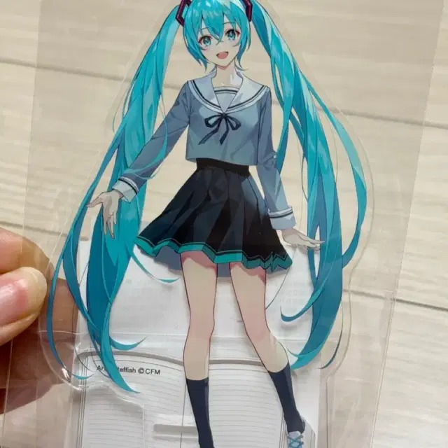 보컬로이드 하츠네 미쿠 학생복 교복 아크릴 스탠드