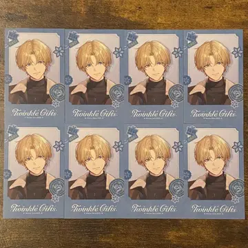 니지산지 윈터 데이트 폴라로이드풍 카드 엑스 알비오 8장 세트