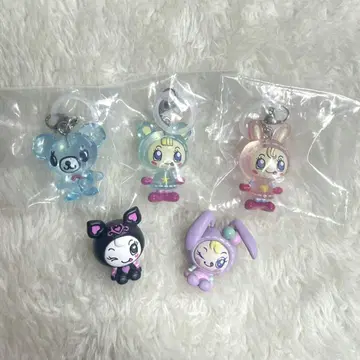 나루미야 캐릭터 메지루시 액세서리 & 치비코레 피규어 5개 세트