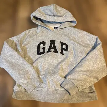 GAP 그레이 후드 부착 후드티