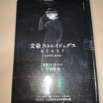 문호 스트레이독스 나카하라츄야 아크릴 스탠드 영 에이스 2020년 8월호