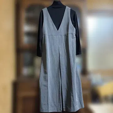 그레이 오버롤 스커트