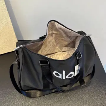 alo 블랙 보스턴 백