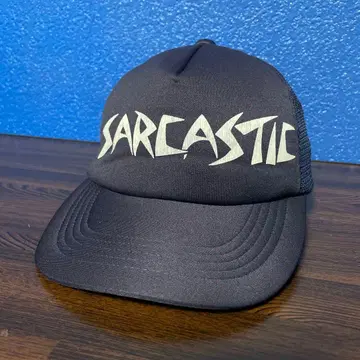 sarcastic 사캐스티 캡 네이비 메쉬 레어