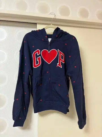 GAP 네이비 집업 후드티