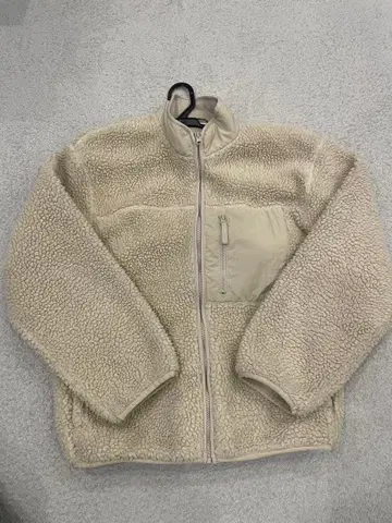 [ 새상품 ] GU 베이지 플리스 자켓