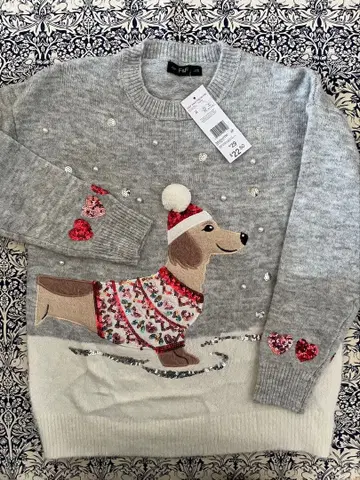 크리스마스 스웨터 사이즈 M