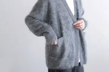 MAATEE&SONS 캐시미어 가디건 그레이 마티앤선즈