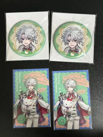 니지산지 산리오 무라쿠모 카게츠 Dytica 캔뱃지 사진풍 카드